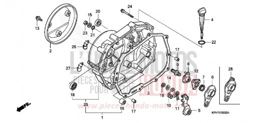 PANNEAU CARTER-MOTEUR D. ANF1257 de 2007